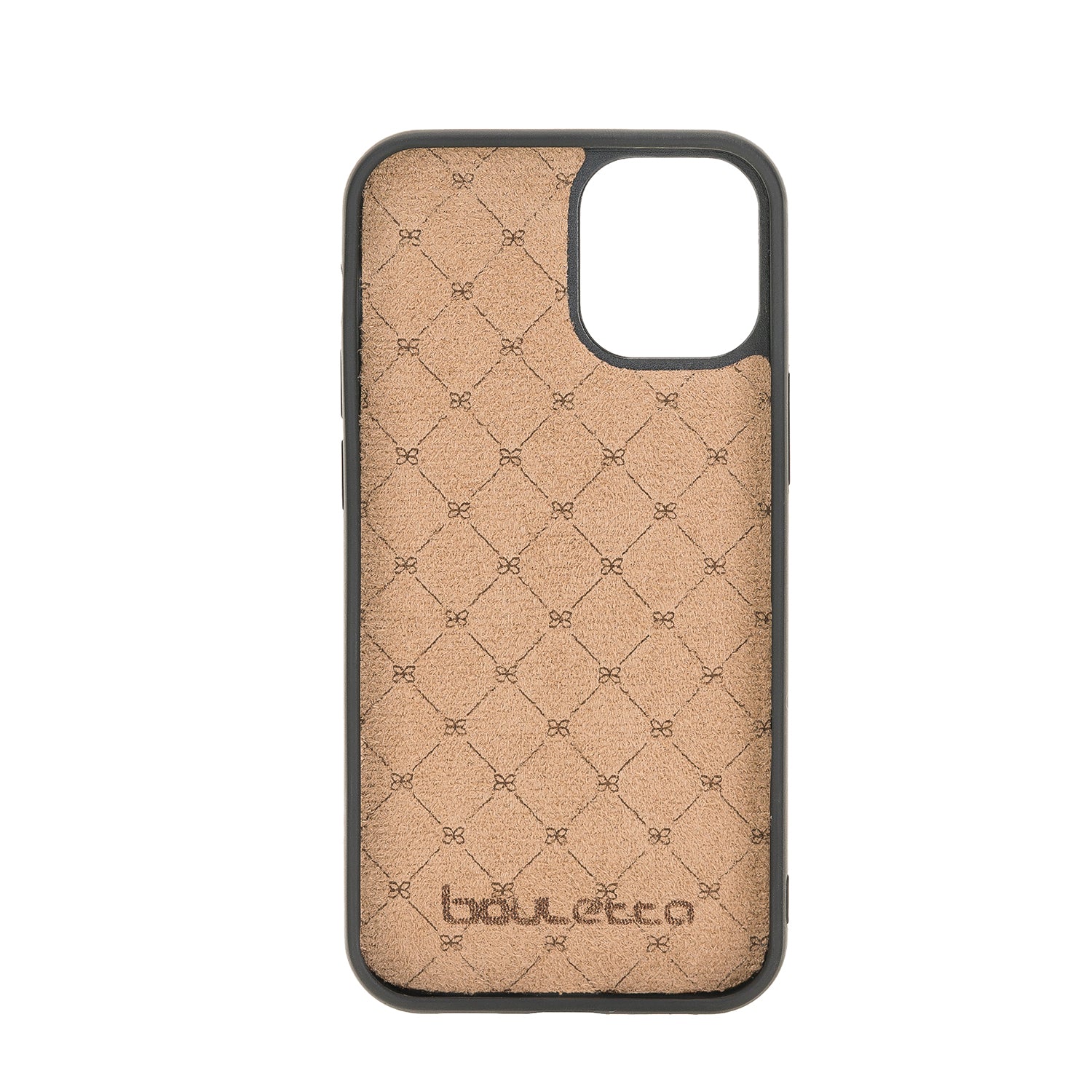 Flex Cover Leather Back Case for iPhone 12 (6.1") - EFFECT BROWN - saracleather