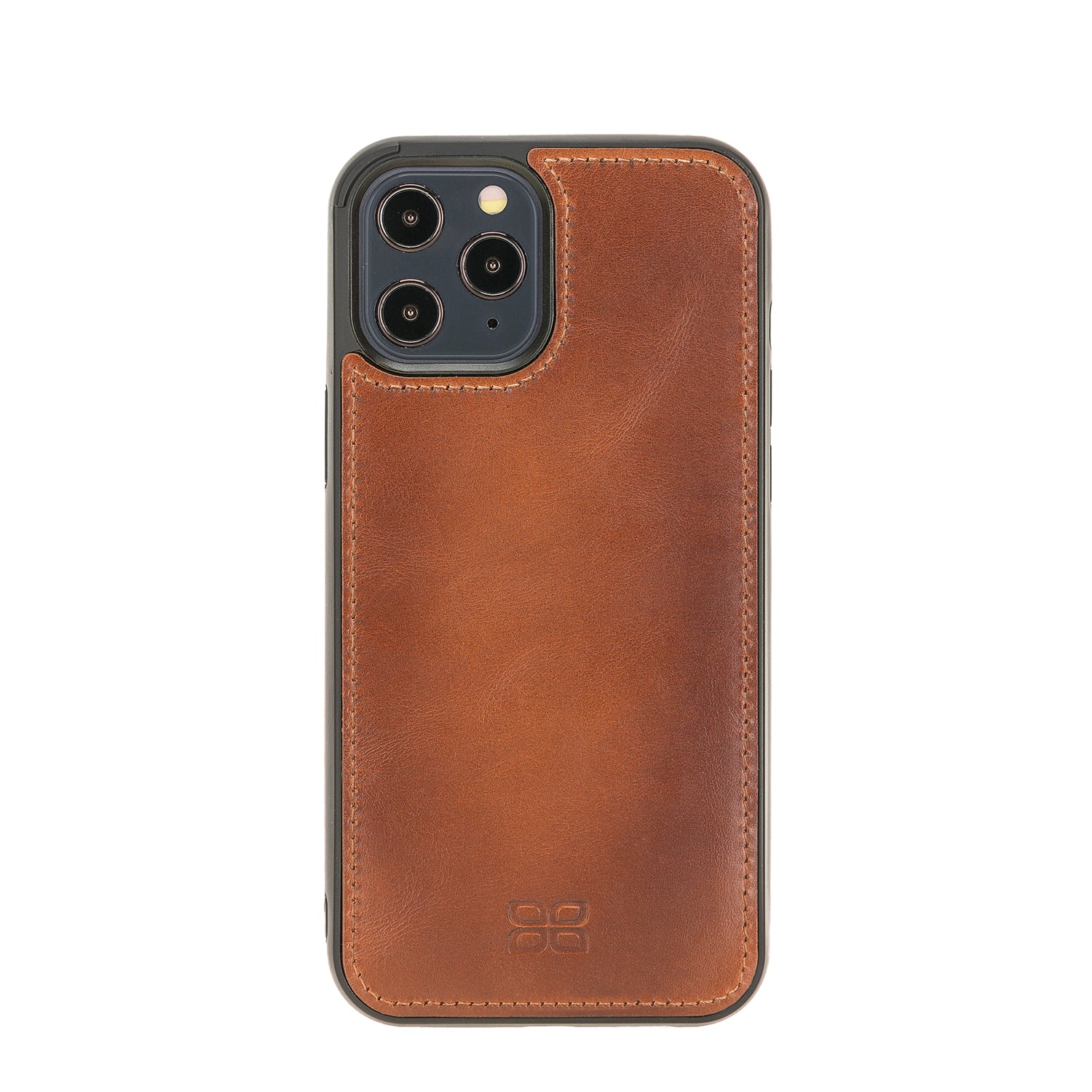 Magic Magnetic Detachable Leather Wallet Case with RFID for iPhone 12 Pro Max (6.7") - EFFECT BROWN - saracleather