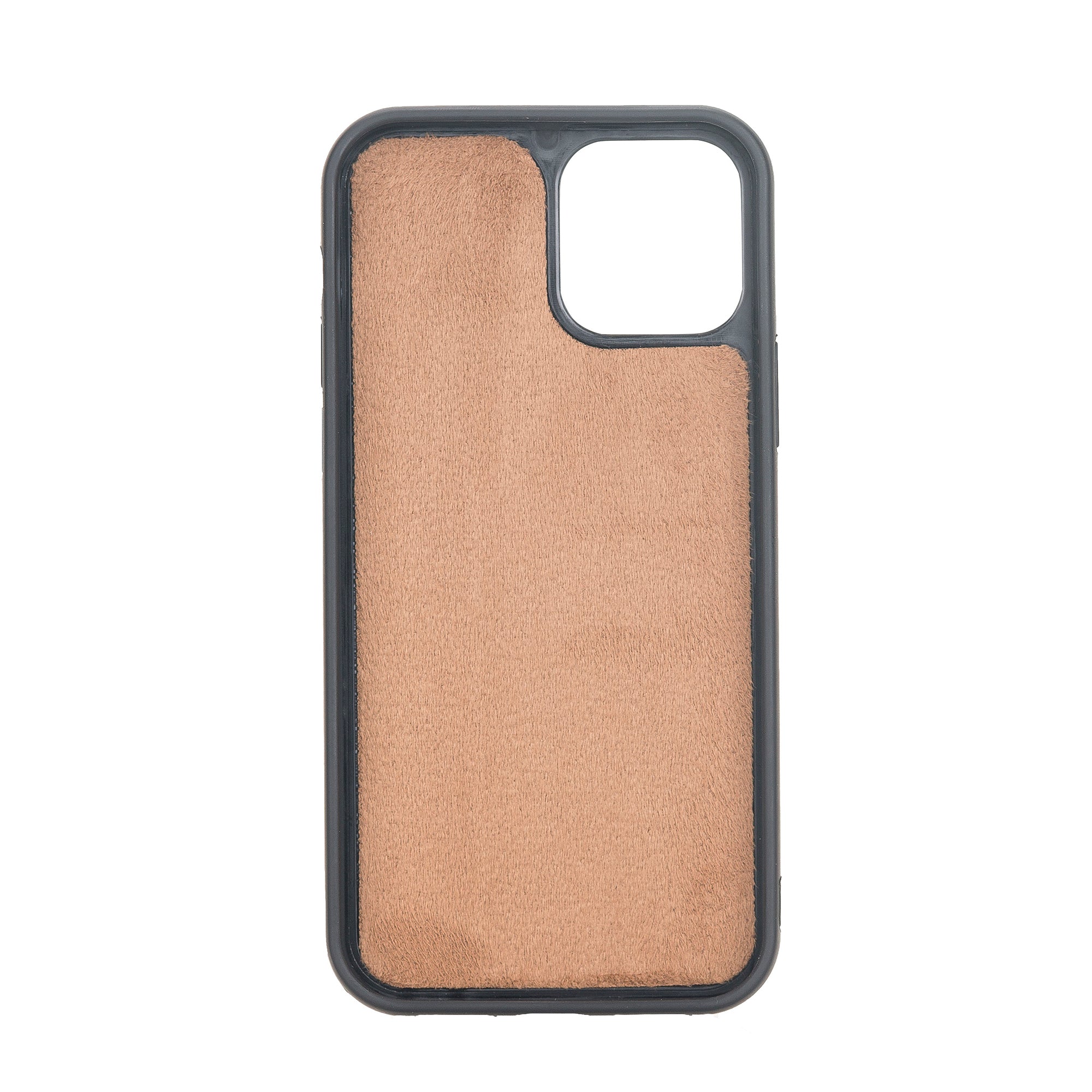 Santa Magnetic Detachable Leather Wallet Case for iPhone 12 Pro Max (6.7") - TAN - saracleather