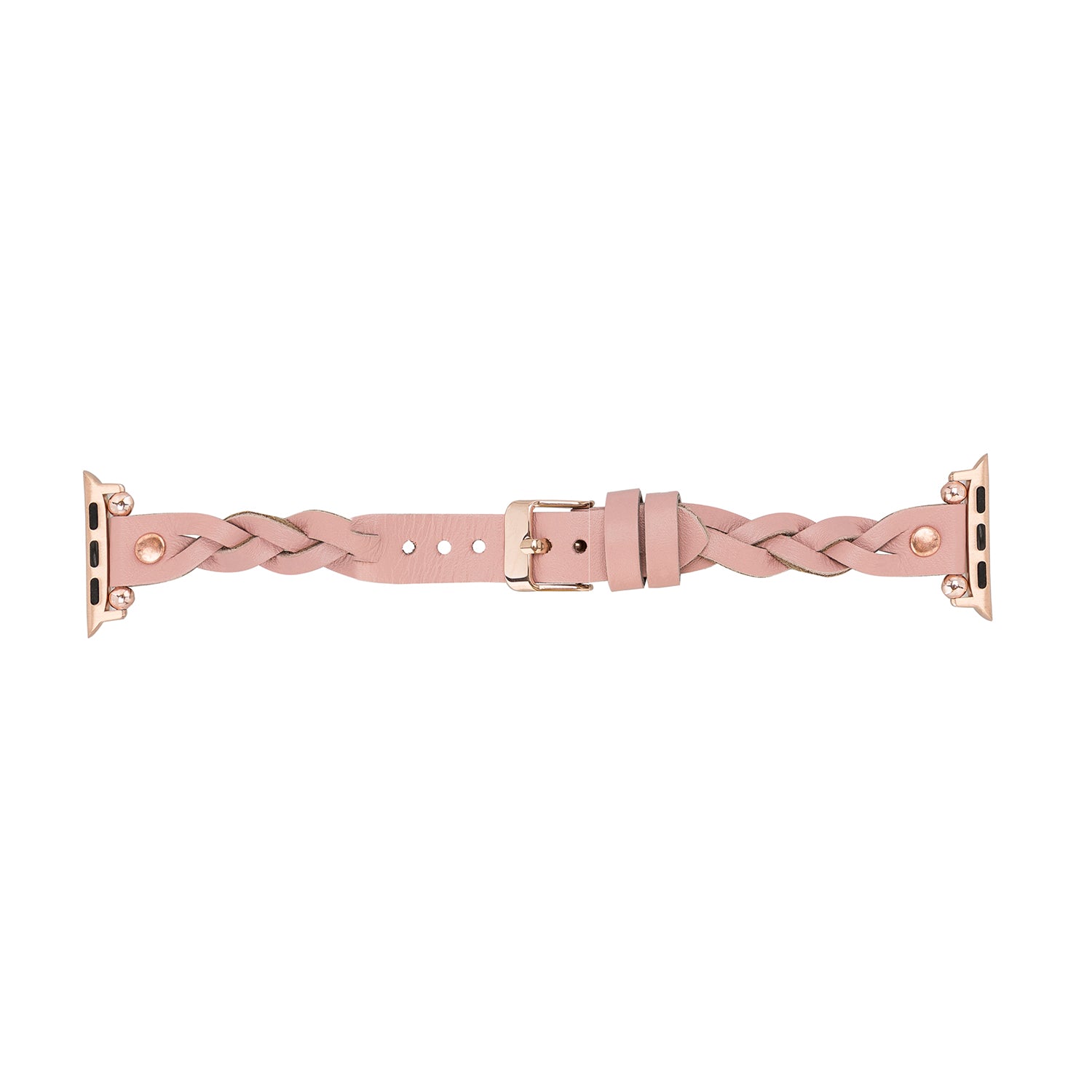 Wanda Ferro Strap - Full Grain Leather Band for Apple Watch / PINK