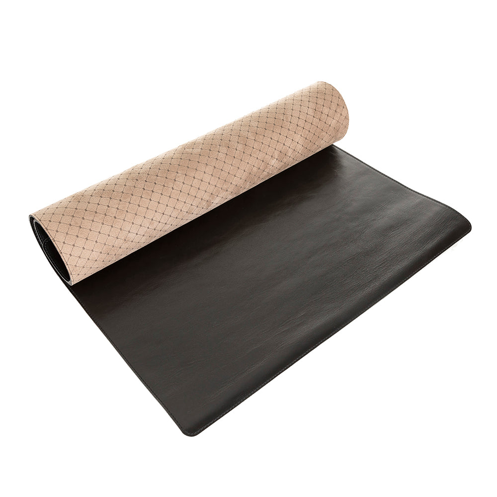 Leather Desk Mat - BLACK - saracleather