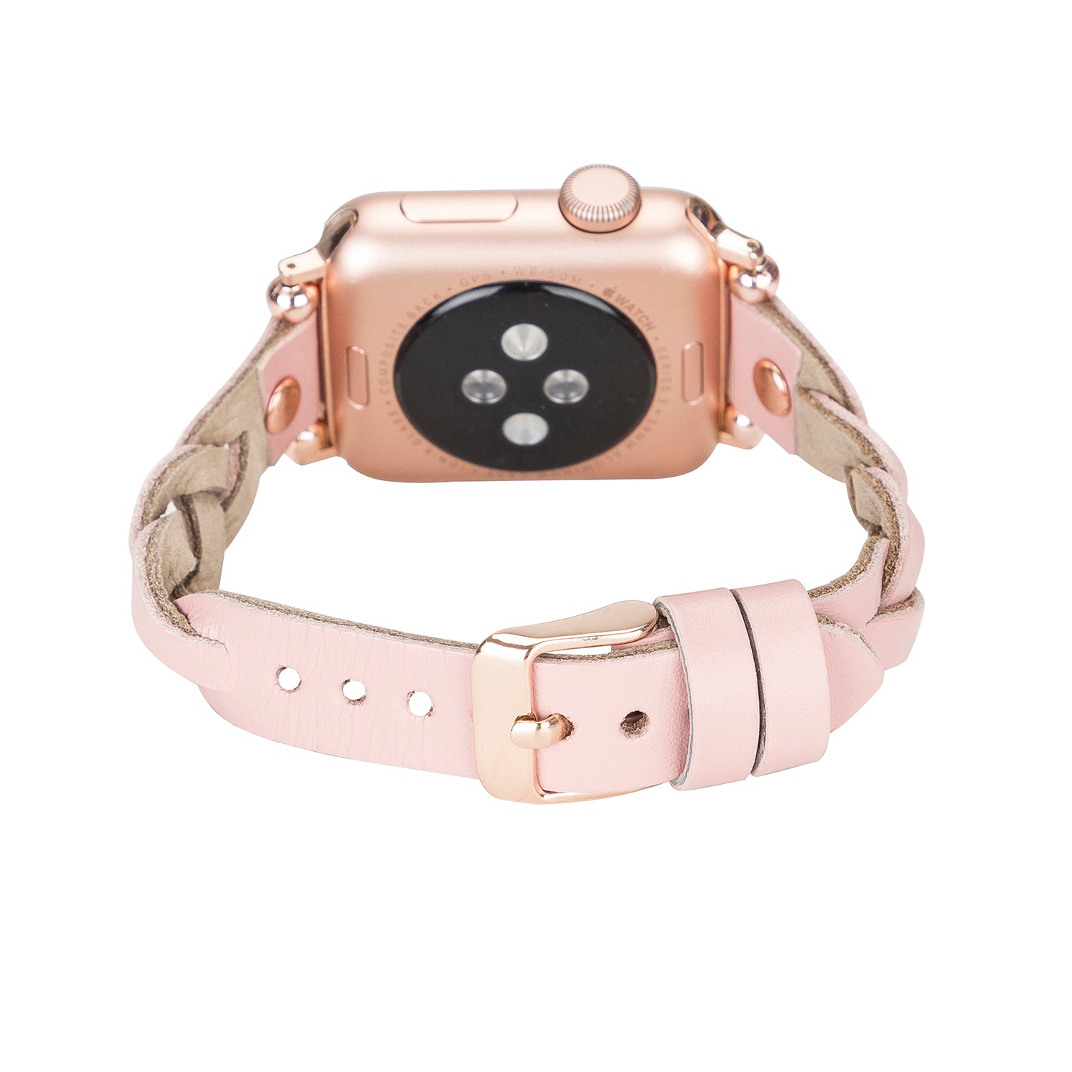 Wanda Ferro Strap - Full Grain Leather Band for Apple Watch / PINK