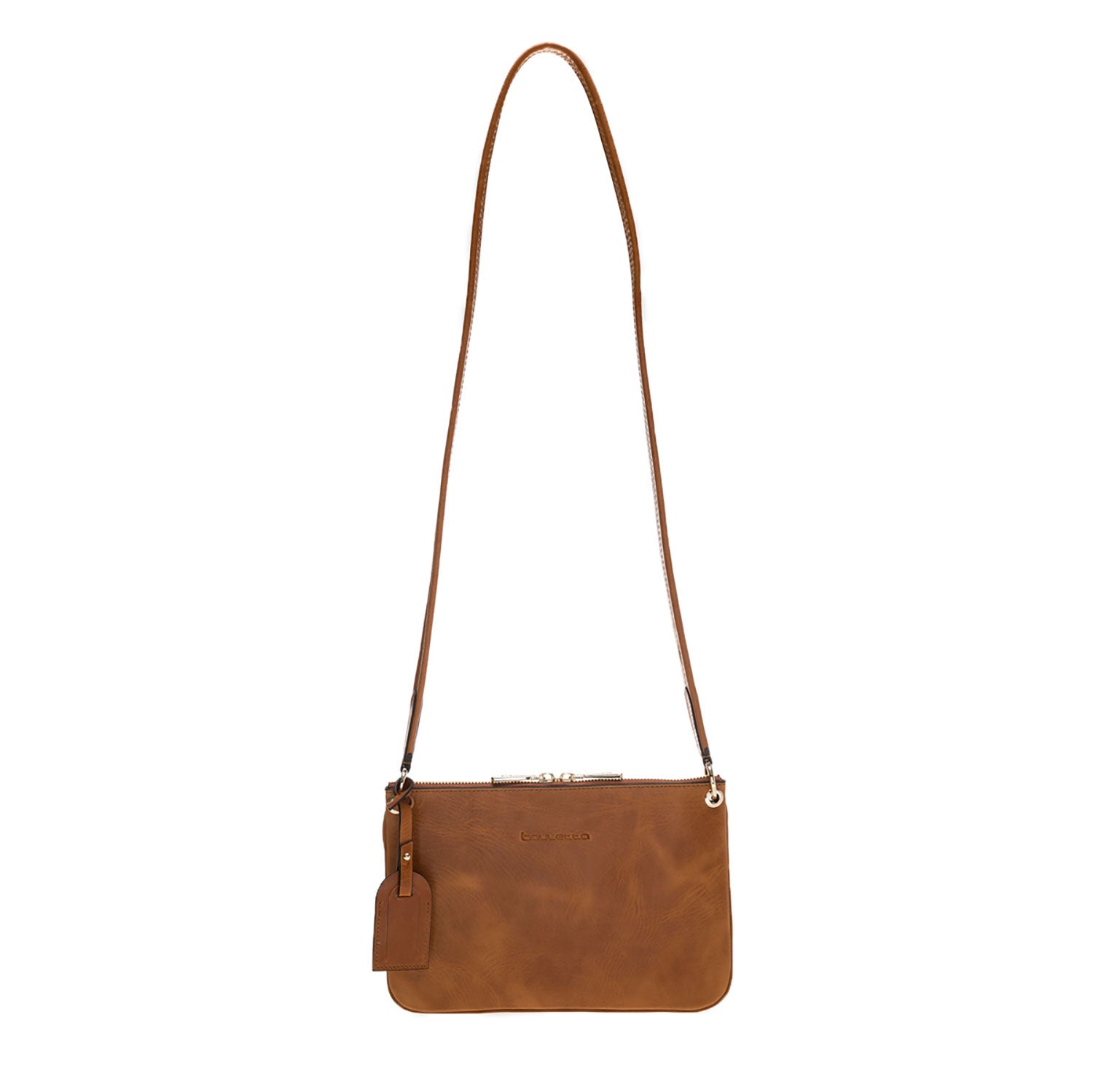 Jane Leather Handbag - TAN - saracleather