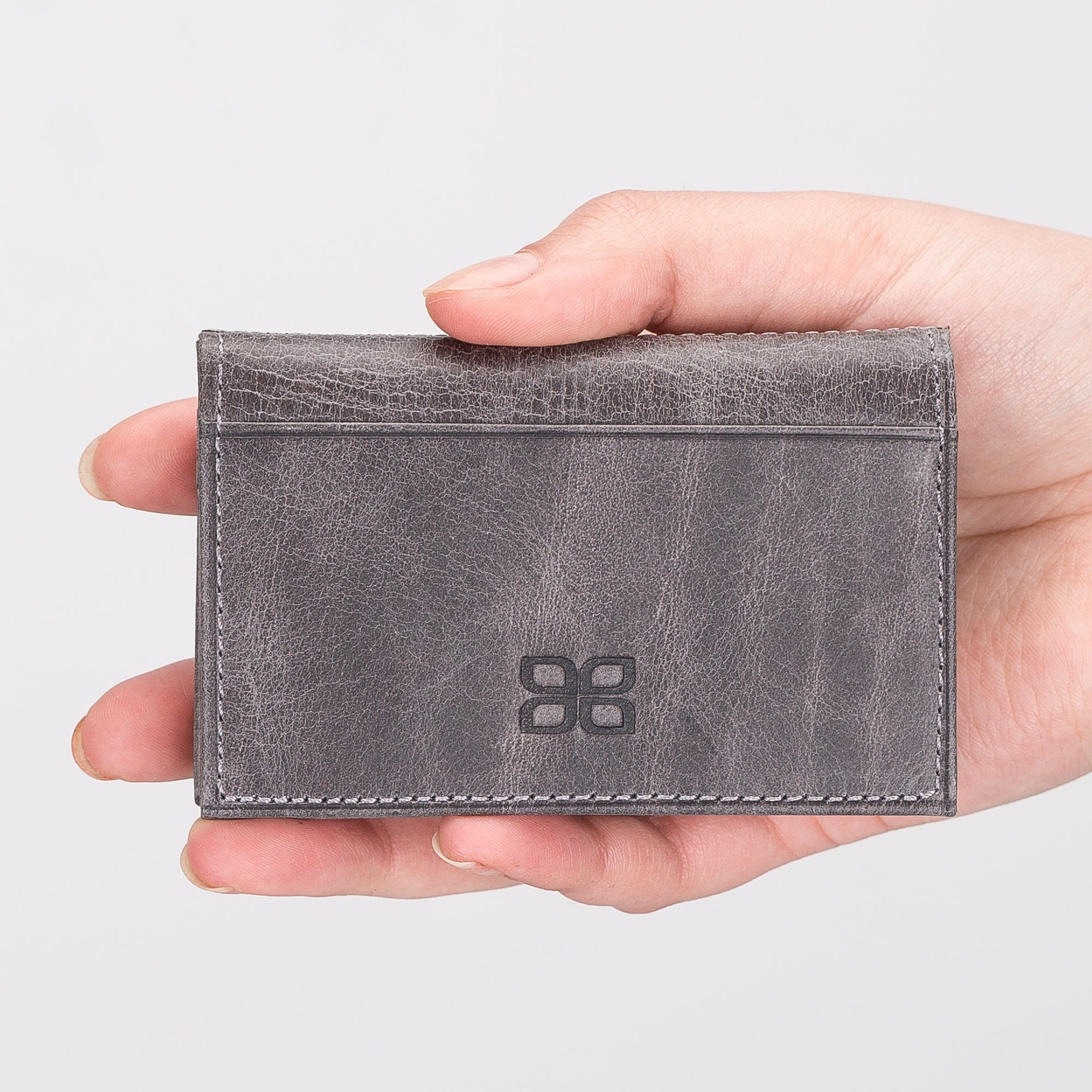 Andy Leather Business / Credit Card Holder - GRAY