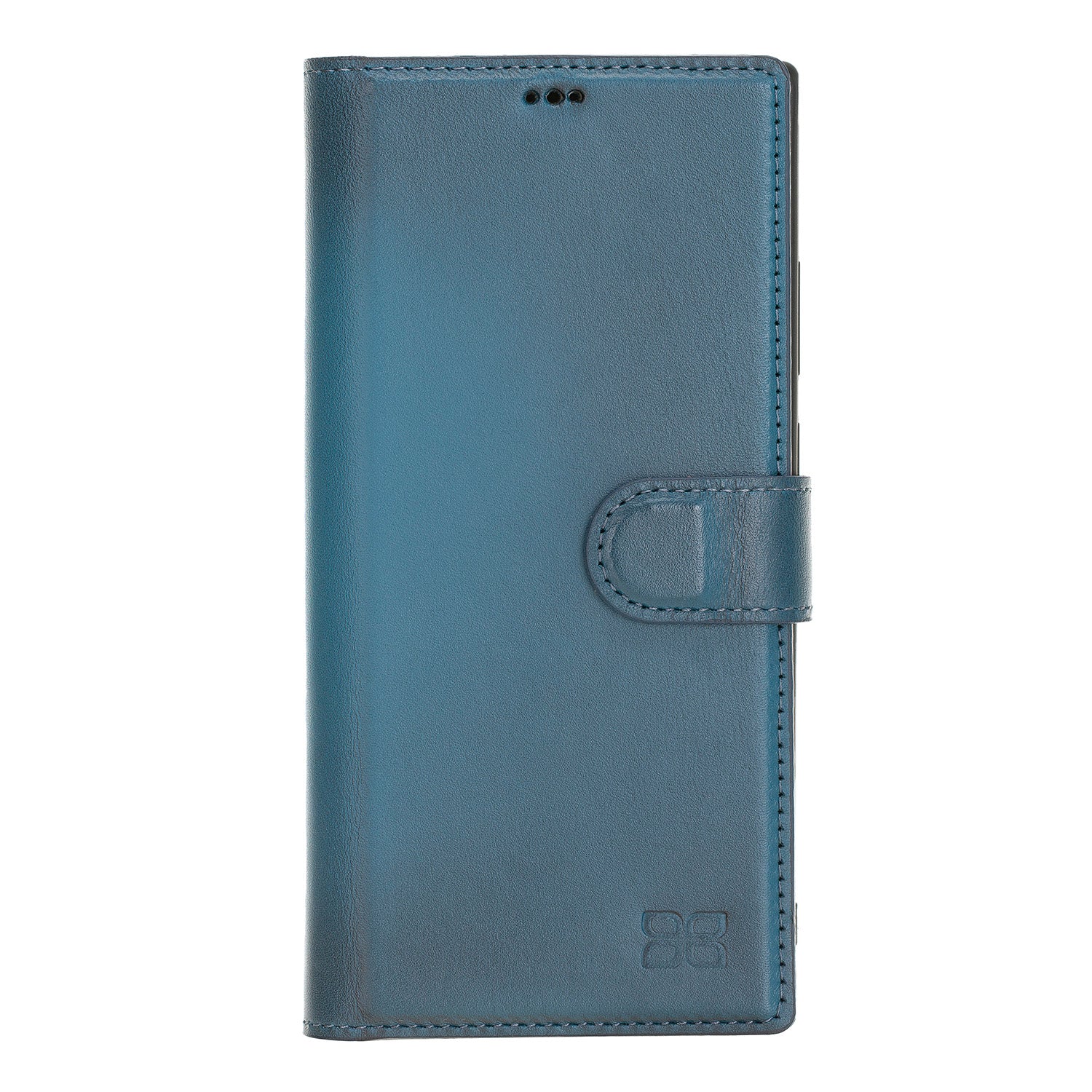 Magic Magnetic Detachable Leather Wallet Case with RFID for Samsung Galaxy Note 20 Ultra 5G (6.9") - BLUE - saracleather