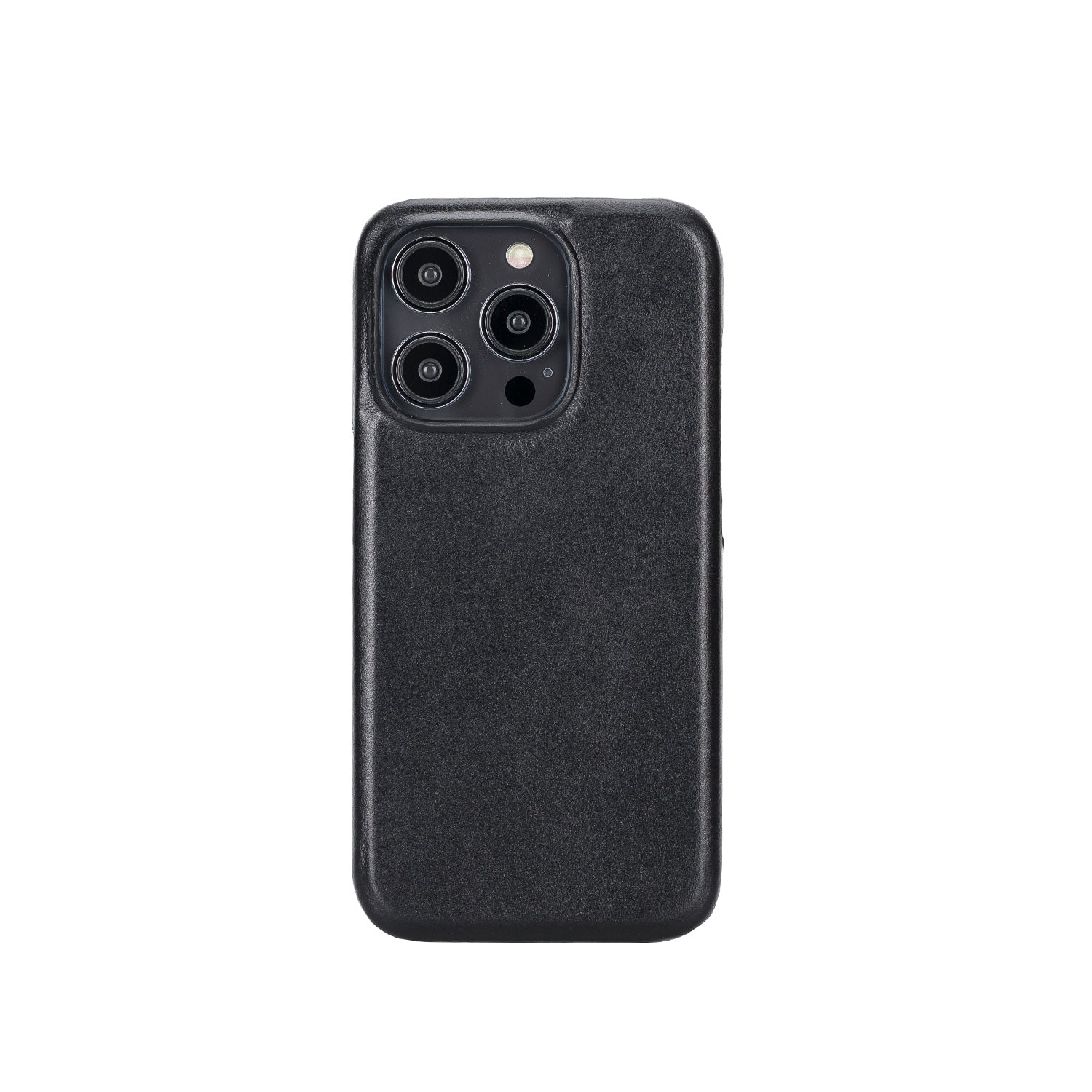 Ultimate Jacket Leather Phone Case for iPhone 14 Pro (6.1") - BLACK