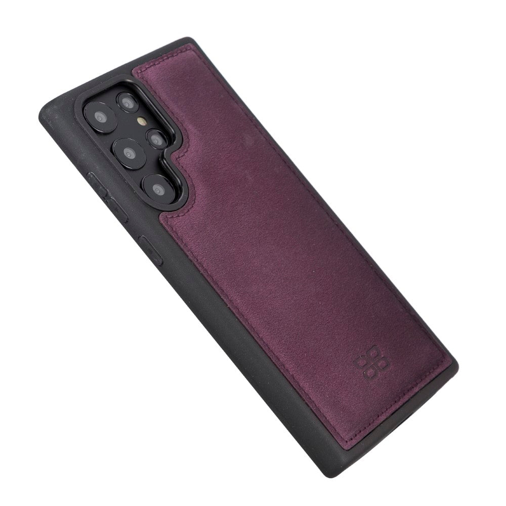 Flex Cover Leather Back Case for Samsung Galaxy S22 Ultra (6.8") - PURPLE