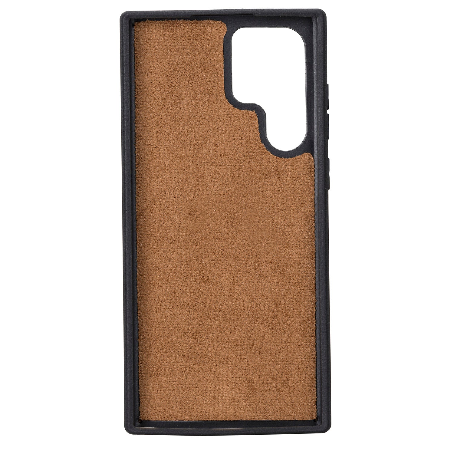 Magic Magnetic Detachable Leather RFID Blocker Wallet Case for Samsung Galaxy S22 Ultra (6.8") - BROWN