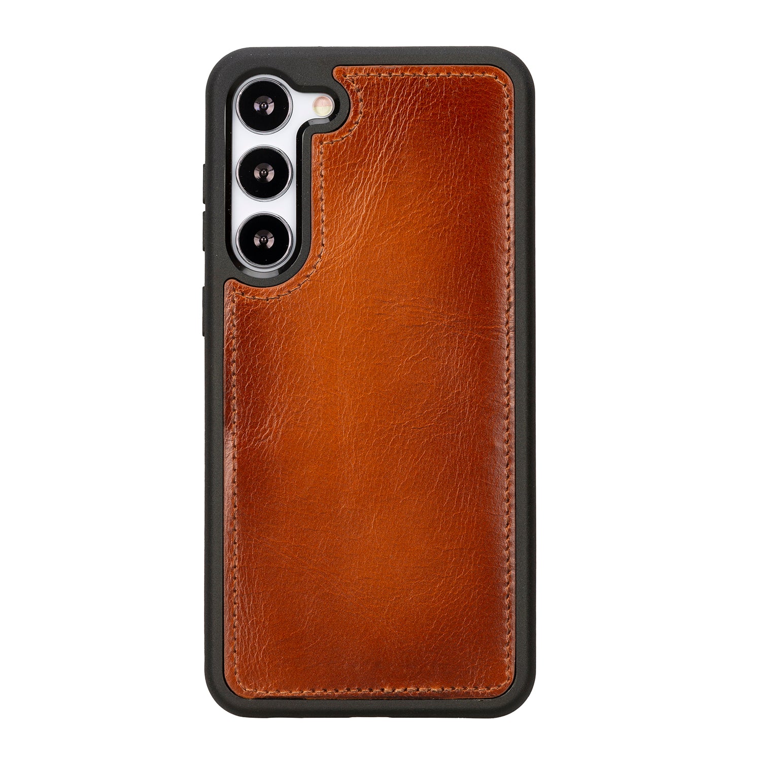 Magic Magnetic Detachable Leather RFID Blocker Wallet Case for Samsung Galaxy S23 Plus (6.6") - EFFECT BROWN