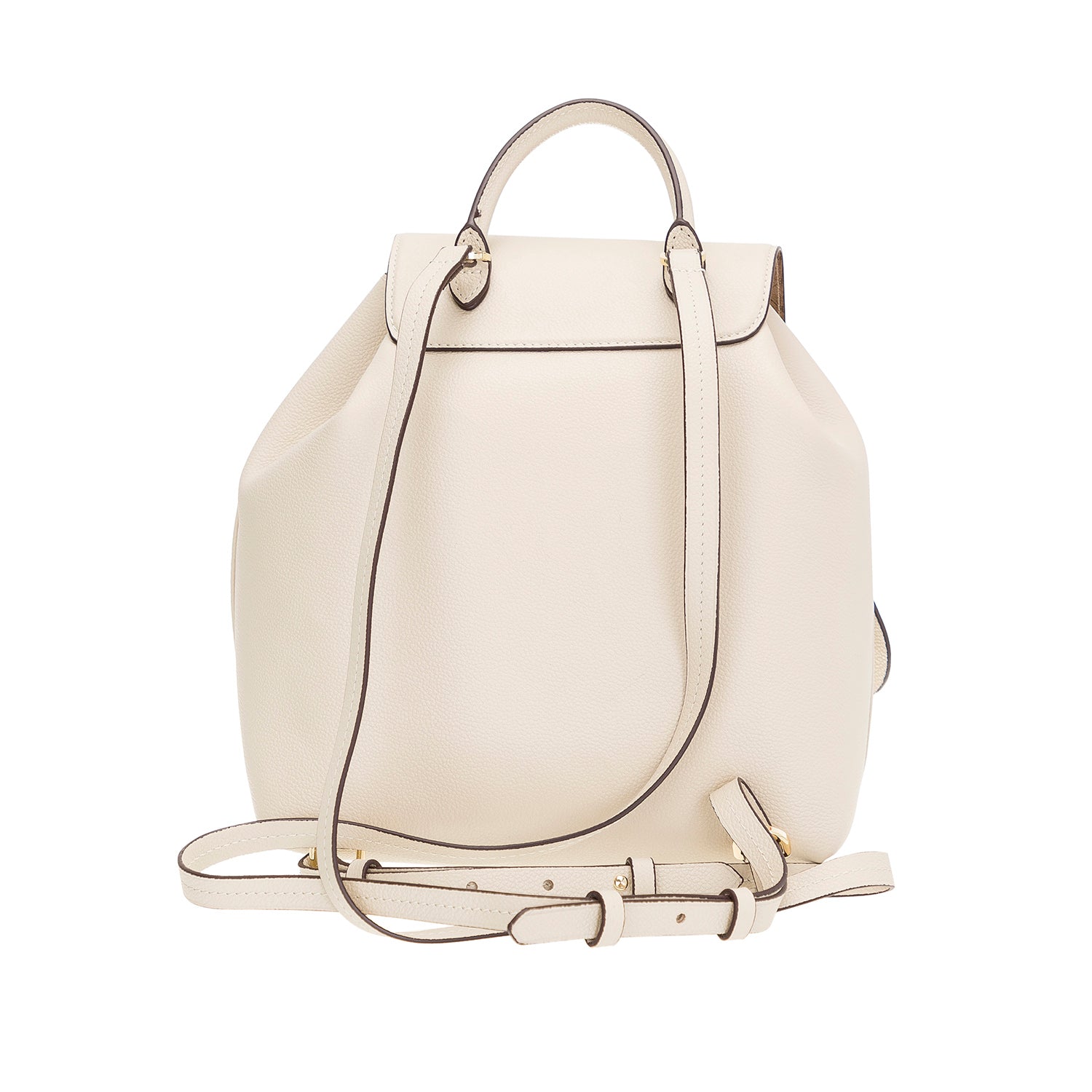 Eleni Women's Leather Bag - BEIGE - saracleather