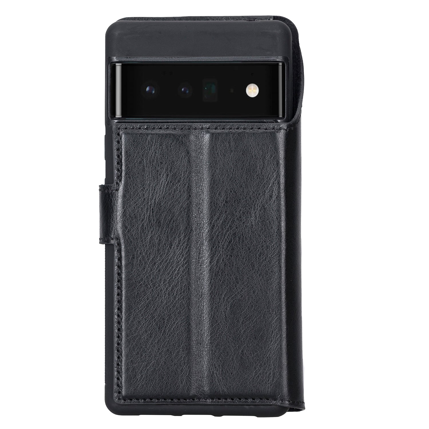 Magic Magnetic Detachable Leather RFID Blocker Wallet Case for Google Pixel 6 Pro (6.7") - BLACK