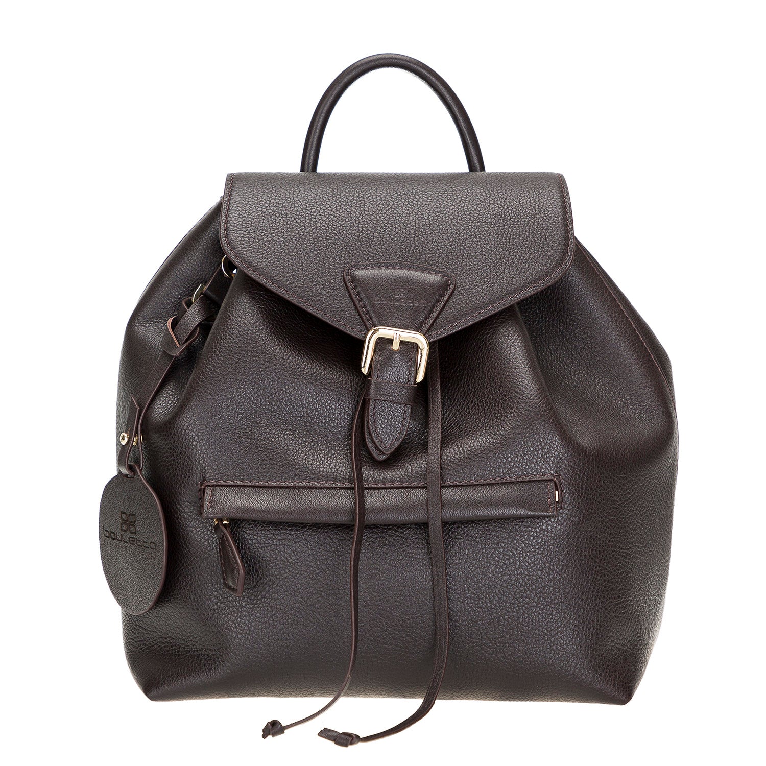 Eleni Women's Leather Bag - BROWN - saracleather