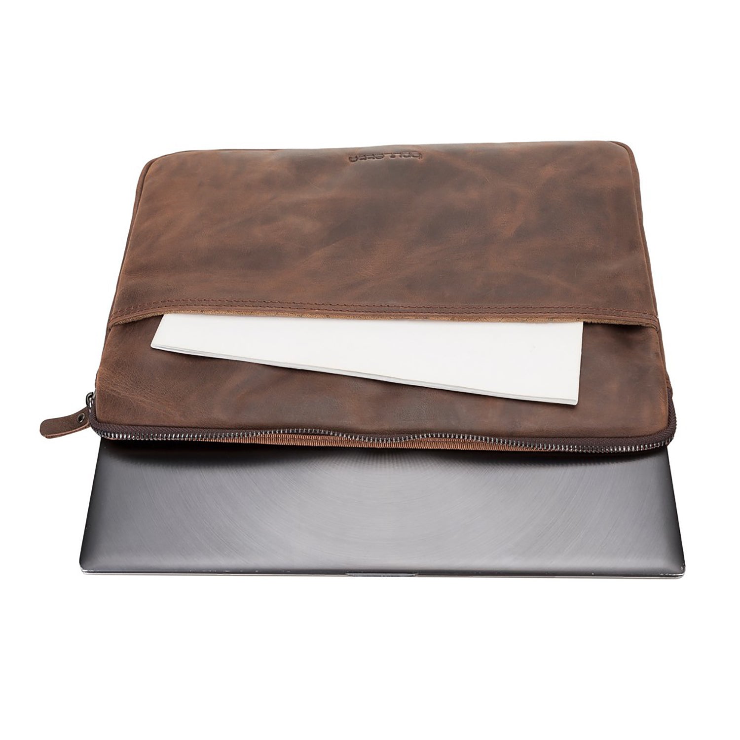 Awe Leather Case for Apple Macbook Pro 15" / Macbook Pro 16" - BROWN - saracleather