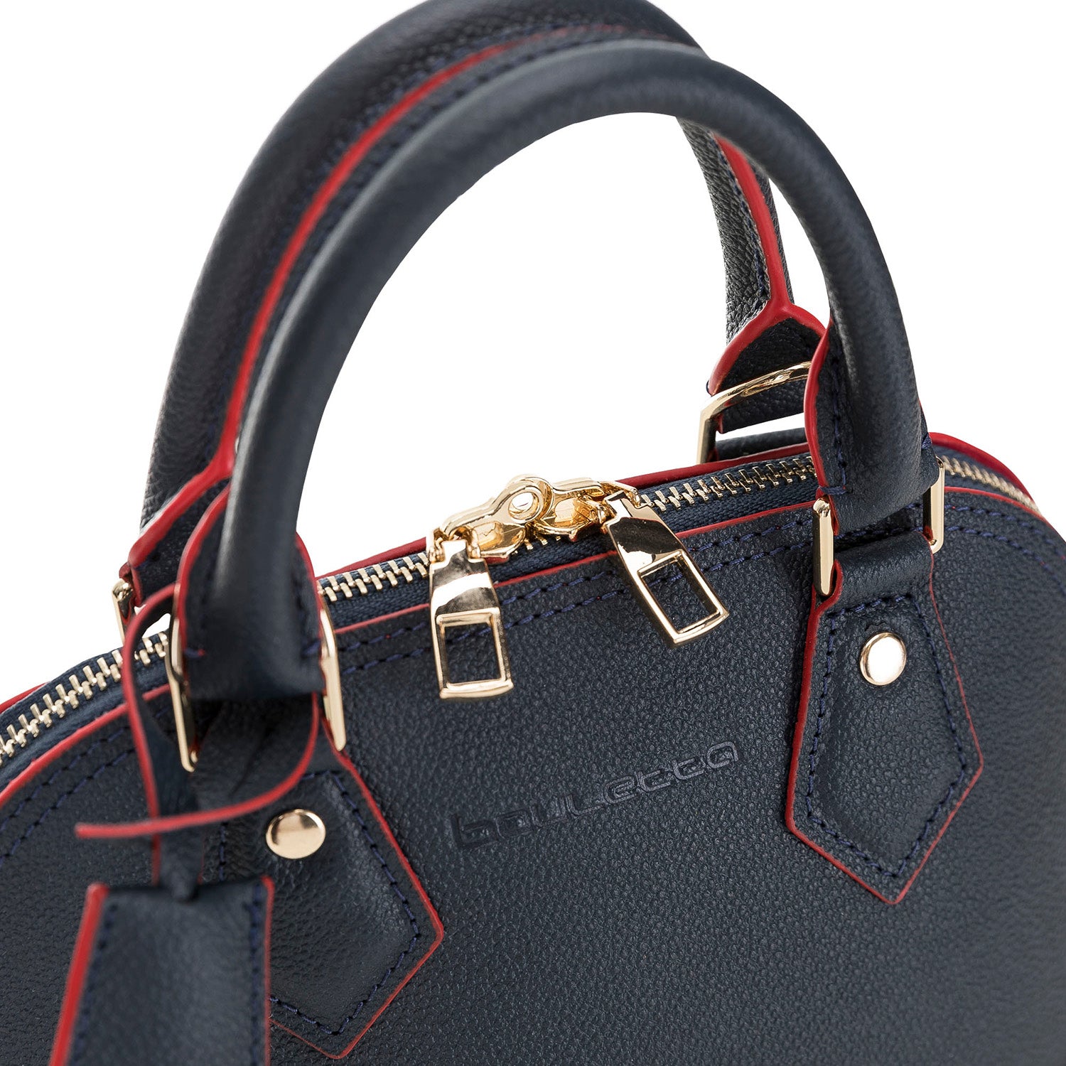 Daisy Women's Leather Handbags - DARK BLUE - saracleather