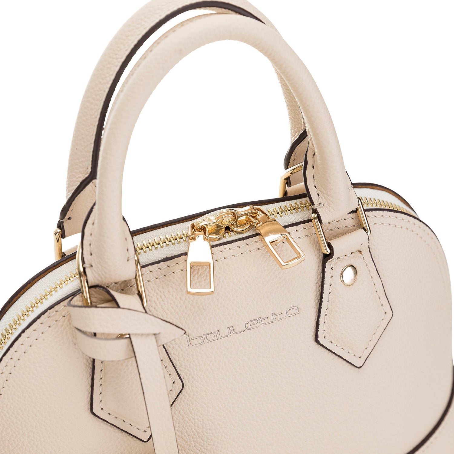 Daisy Women's Leather Handbags - MINK - saracleather