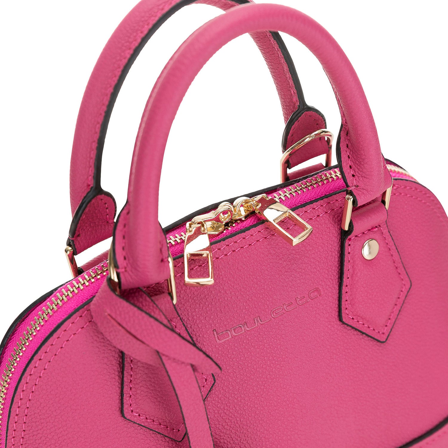 Daisy Women's Leather Handbags - PINK - saracleather