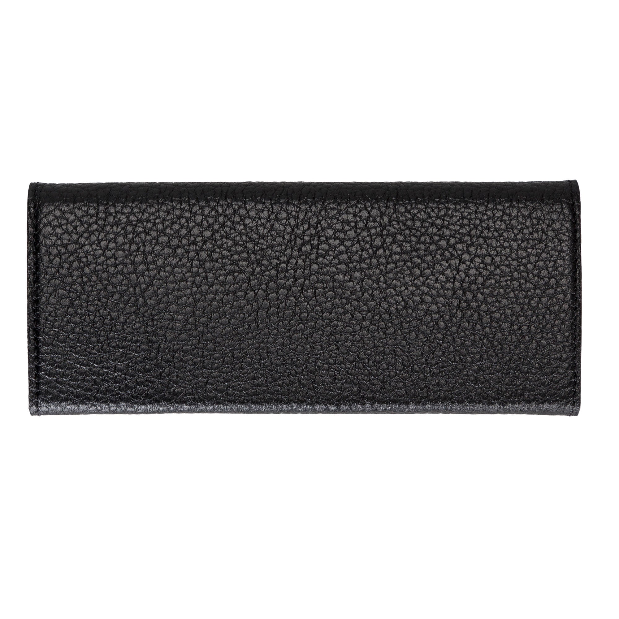 Smart Leather Glasses Case - BLACK - saracleather