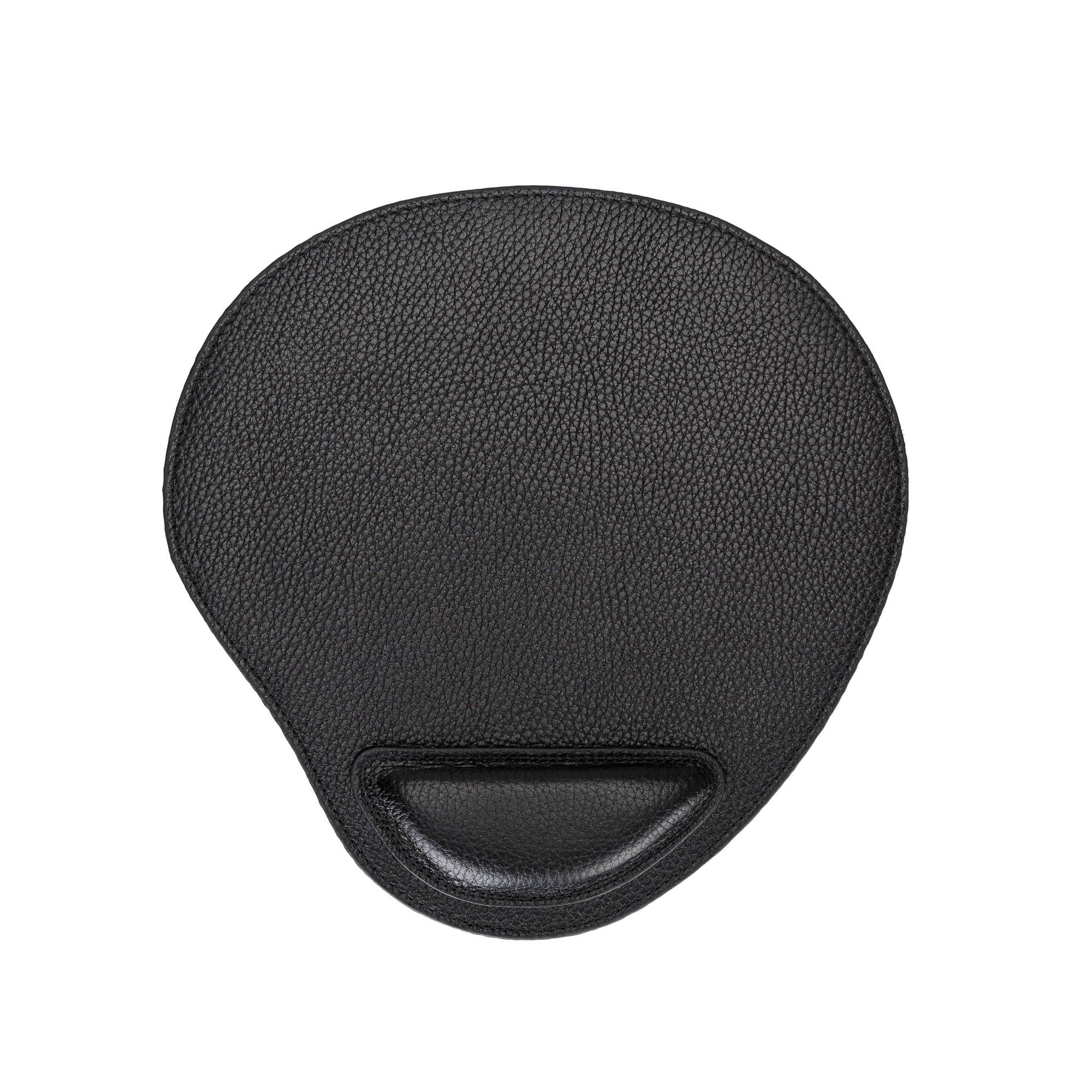 Cushioned Leather Mouse Pad - BLACK - saracleather