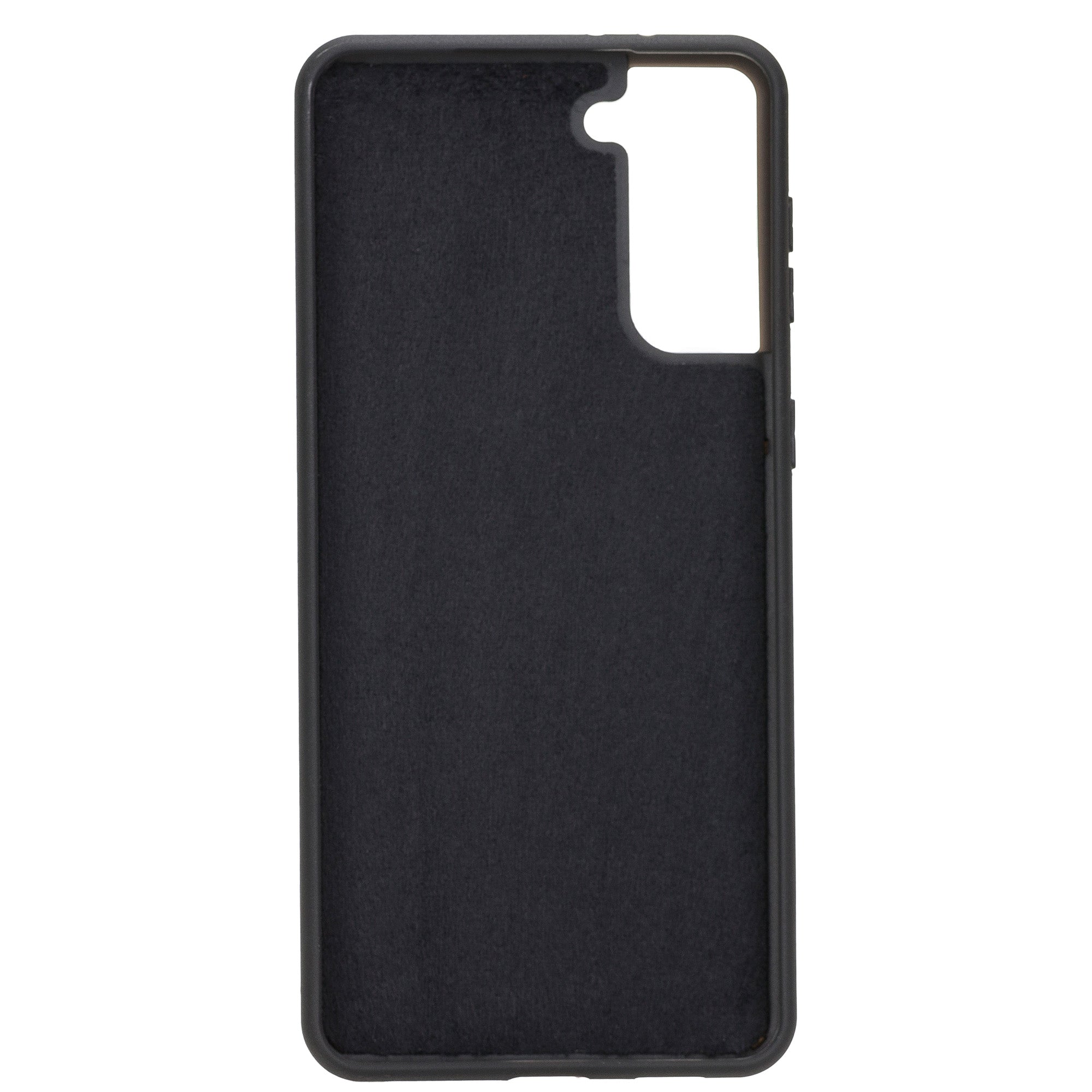 Santa Magnetic Detachable Leather Wallet Case for Samsung Galaxy S21 Plus 5G (6.7") - BLACK - saracleather