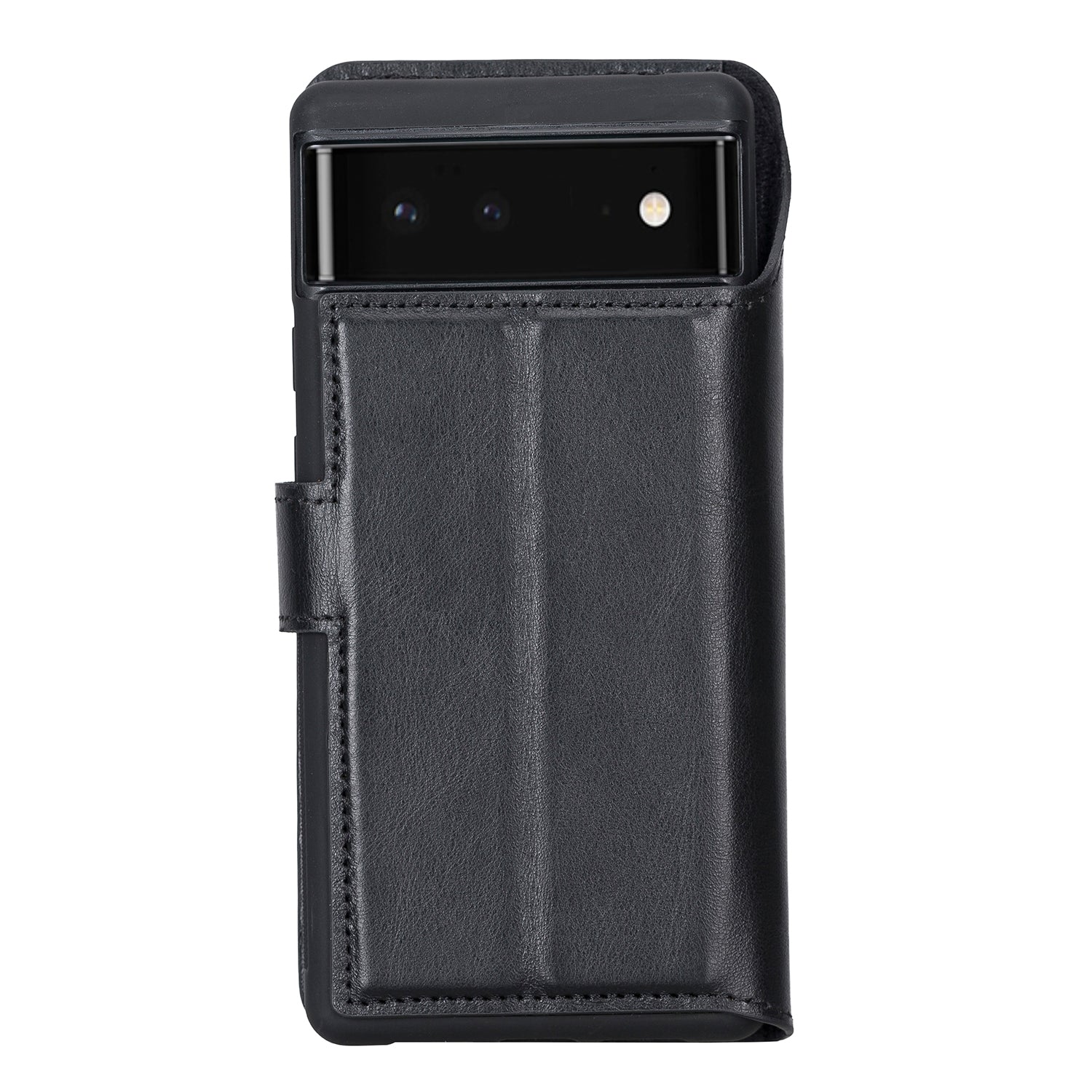 Magic Magnetic Detachable Leather RFID Blocker Wallet Case for Google Pixel 6 (6.4") - BLACK