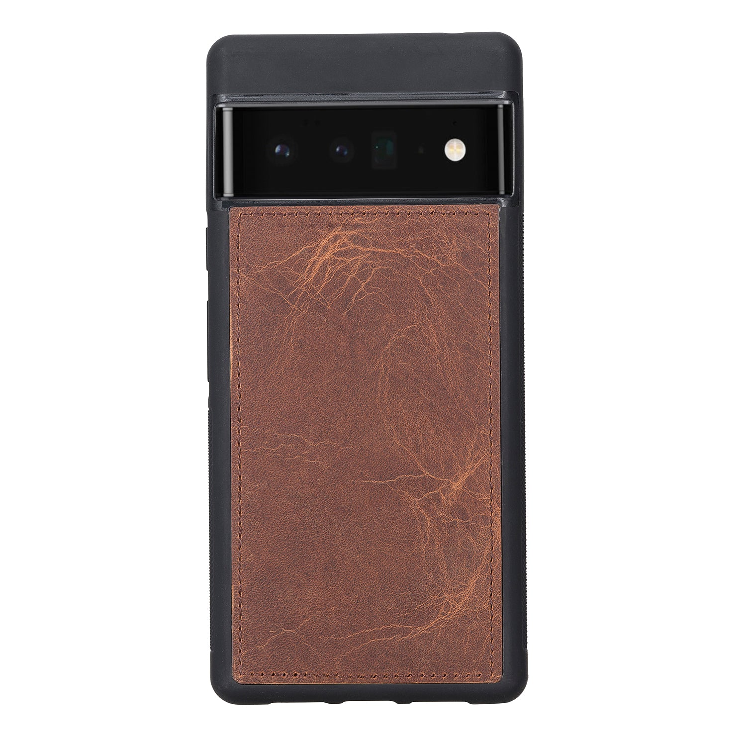 Magic Magnetic Detachable Leather RFID Blocker Wallet Case for Google Pixel 6 Pro (6.7") - BROWN