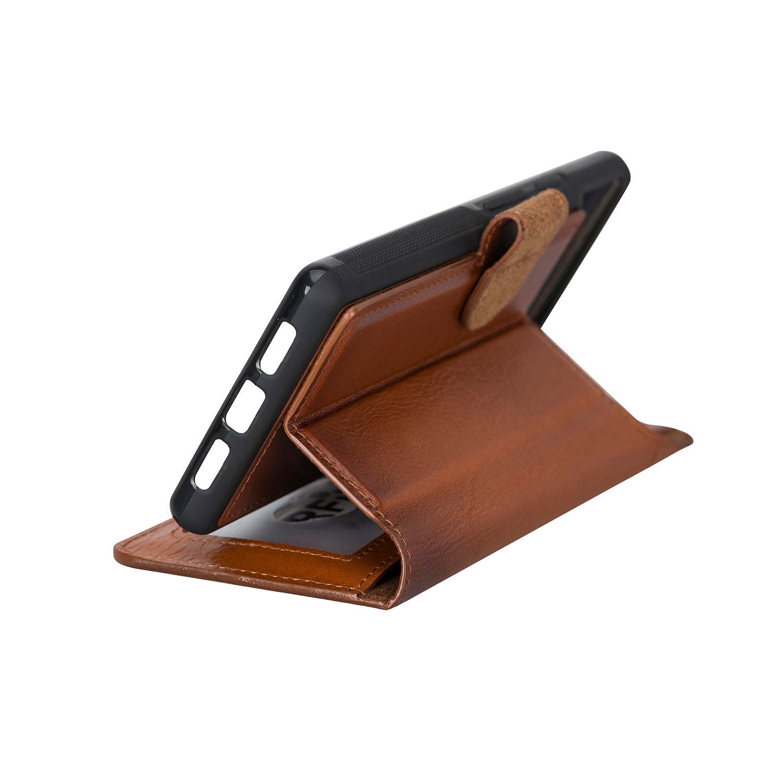 Magic Magnetic Detachable Leather RFID Blocker Wallet Case for Google Pixel 6 (6.4") - EFFECT BROWN