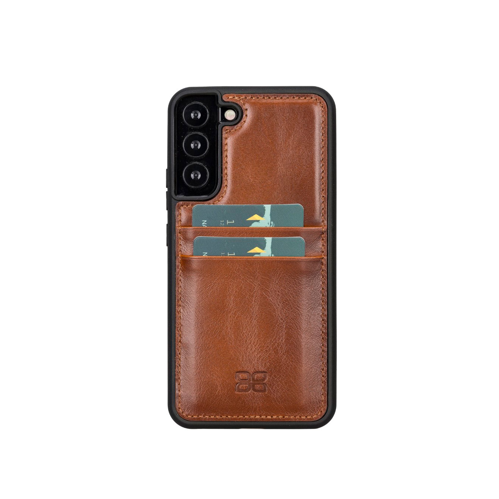 Flex Cover Leather Back Case with Card Holder for Samsung Galaxy S22 Plus (6.6") - EFFECT TAN