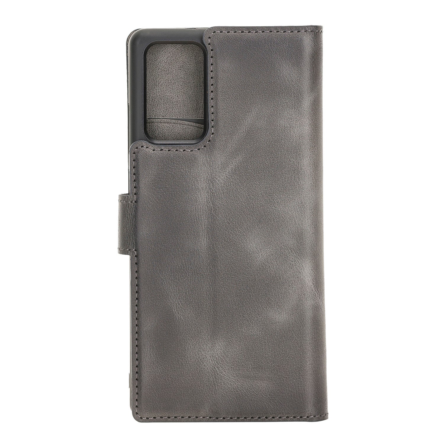 Magic Magnetic Detachable Leather Wallet Case with RFID for Samsung Galaxy Note 20 / Note 20 5G (6.7") - GRAY - saracleather