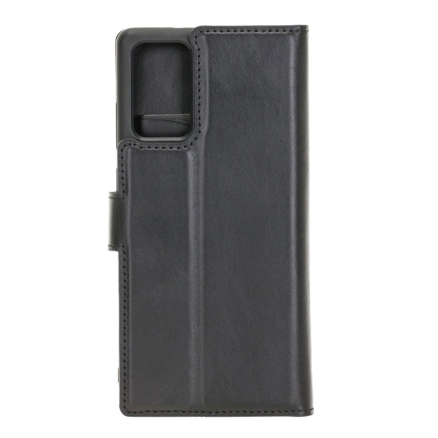 Magic Magnetic Detachable Leather Wallet Case with RFID for Samsung Galaxy Note 20 / Note 20 5G (6.7") - BLACK - saracleather