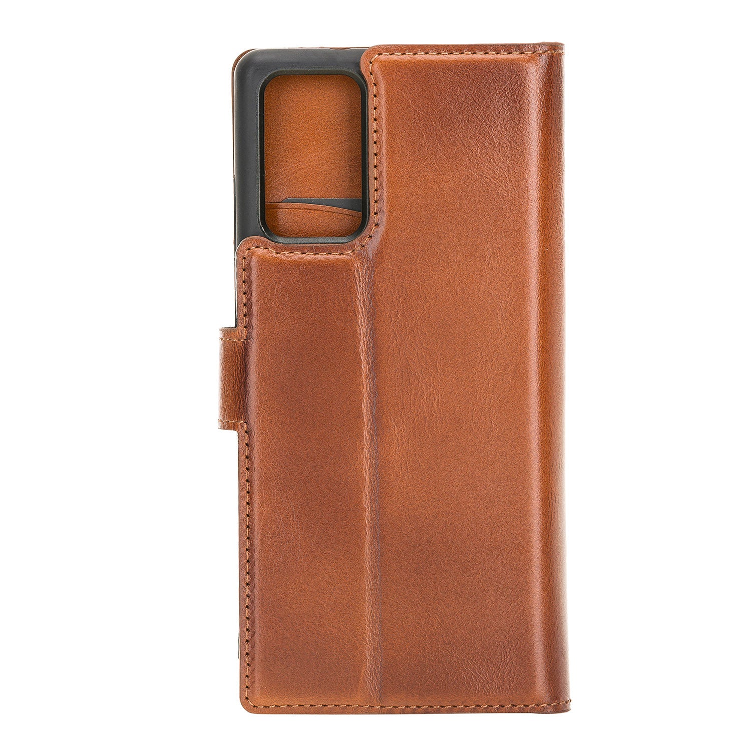 Magic Magnetic Detachable Leather Wallet Case with RFID for Samsung Galaxy Note 20 / Note 20 5G (6.7") - EFFECT BROWN - saracleather