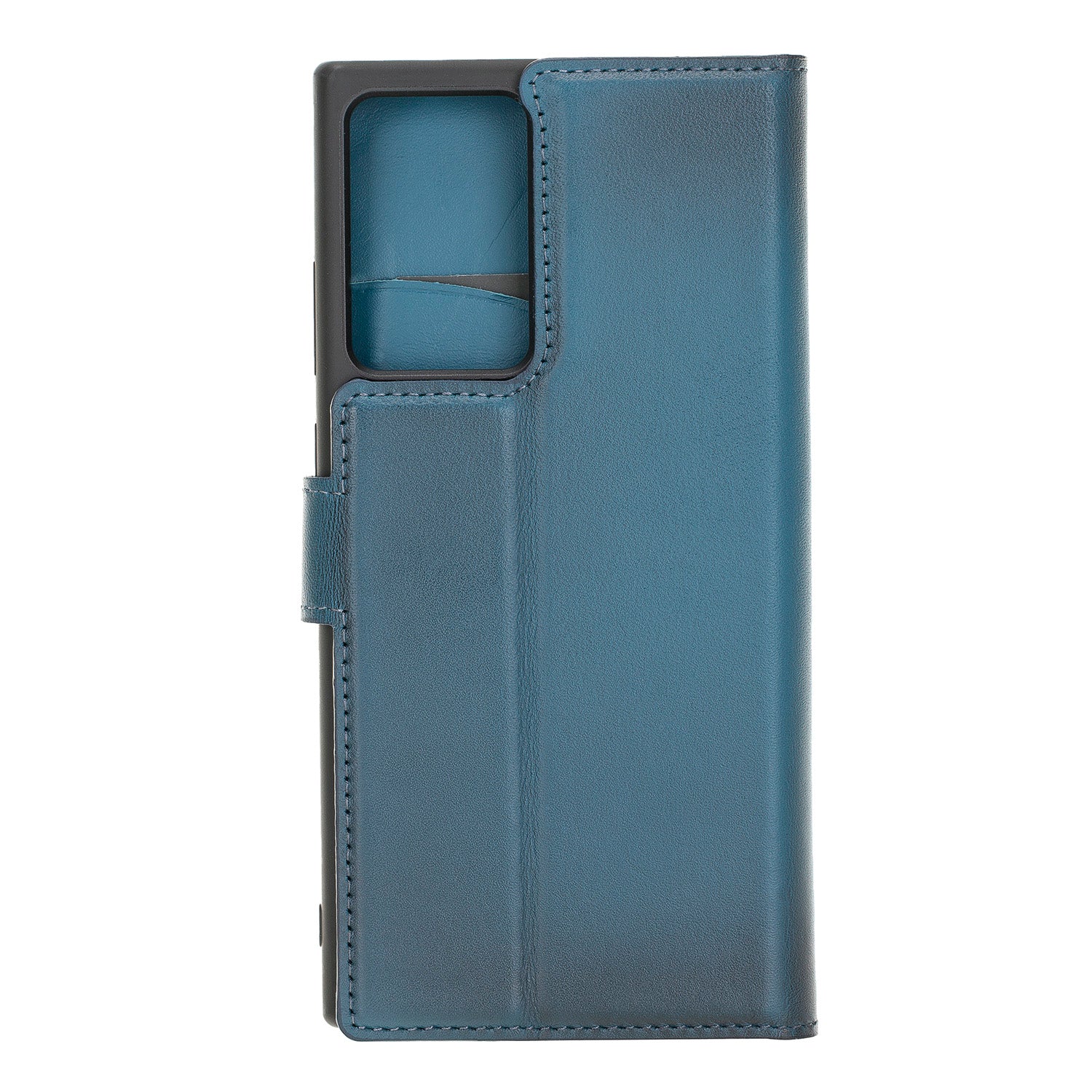 Magic Magnetic Detachable Leather Wallet Case with RFID for Samsung Galaxy Note 20 Ultra 5G (6.9") - BLUE - saracleather