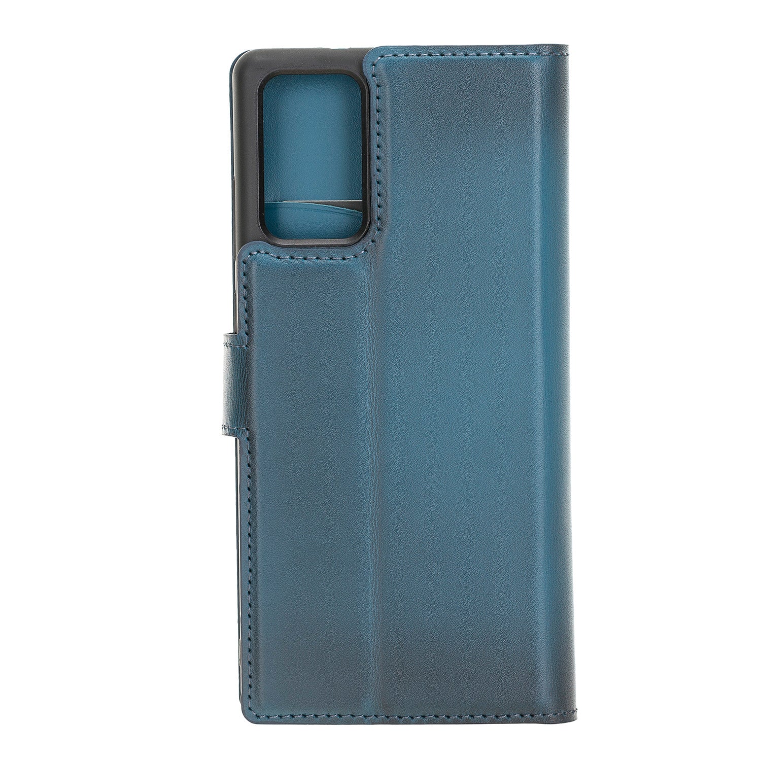 Magic Magnetic Detachable Leather Wallet Case with RFID for Samsung Galaxy Note 20 / Note 20 5G (6.7") - BLUE - saracleather