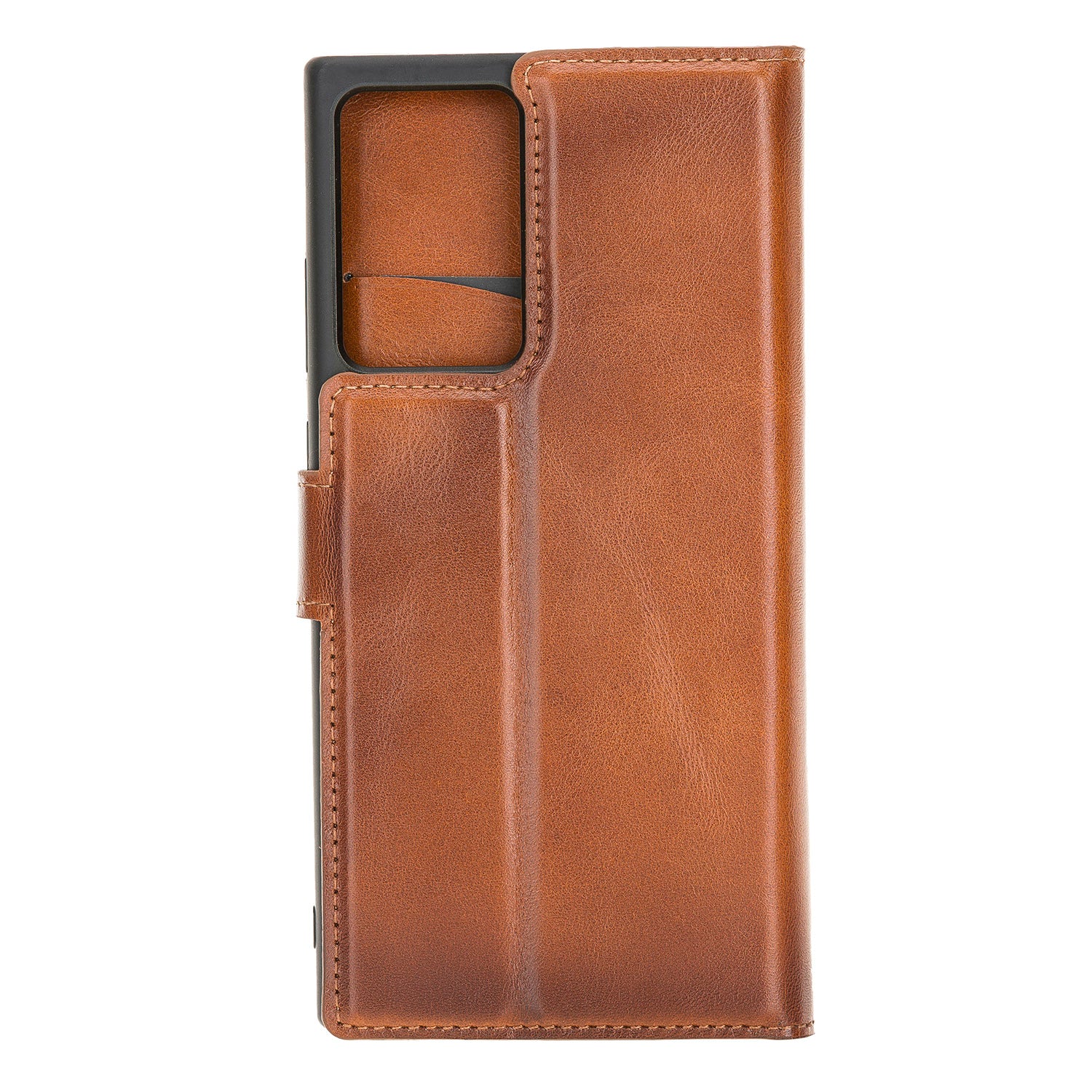 Magic Magnetic Detachable Leather Wallet Case with RFID for Samsung Galaxy Note 20 Ultra 5G (6.9") - EFFECT BROWN - saracleather