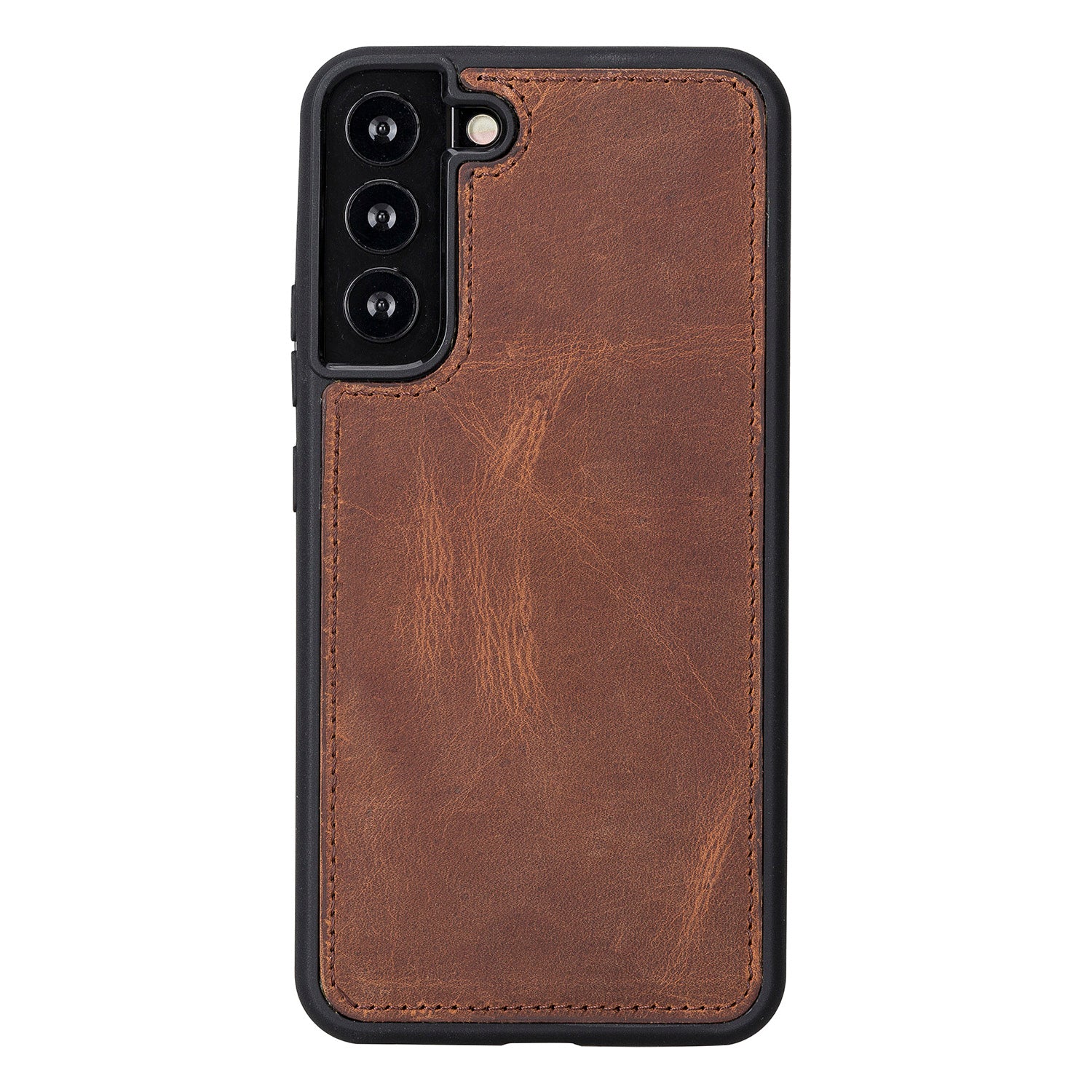 Liluri Magnetic Detachable Leather Wallet Case for Samsung Galaxy S22 Plus (6.6") - BROWN