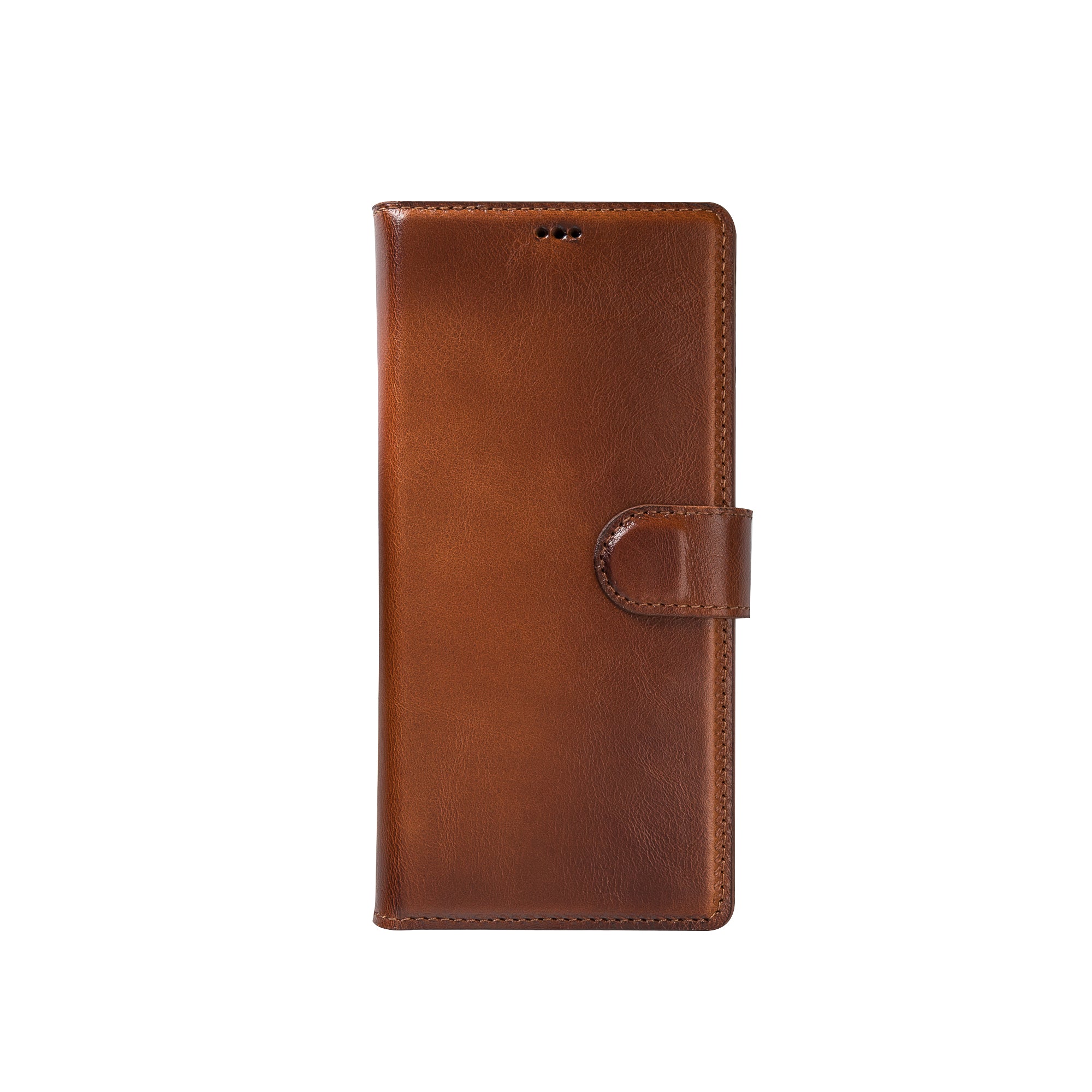 Magic Magnetic Detachable Leather Wallet Case for Samsung Galaxy Note 20 / Note 20 5G (6.7") - EFFECT BROWN - saracleather