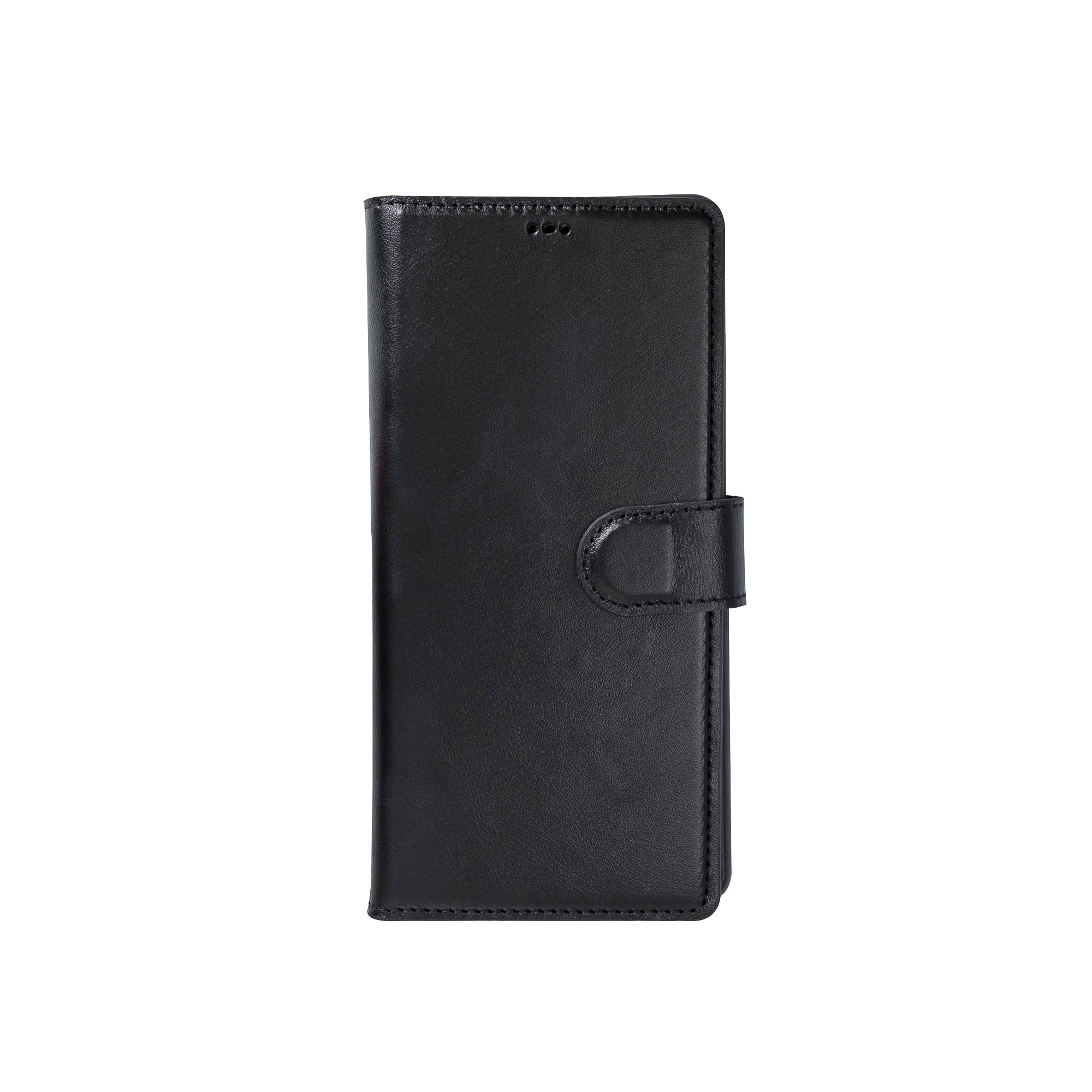 Magic Magnetic Detachable Leather Wallet Case for Samsung Galaxy Note 20 Ultra / Note 20 Ultra 5G (6.9") - BLACK - saracleather