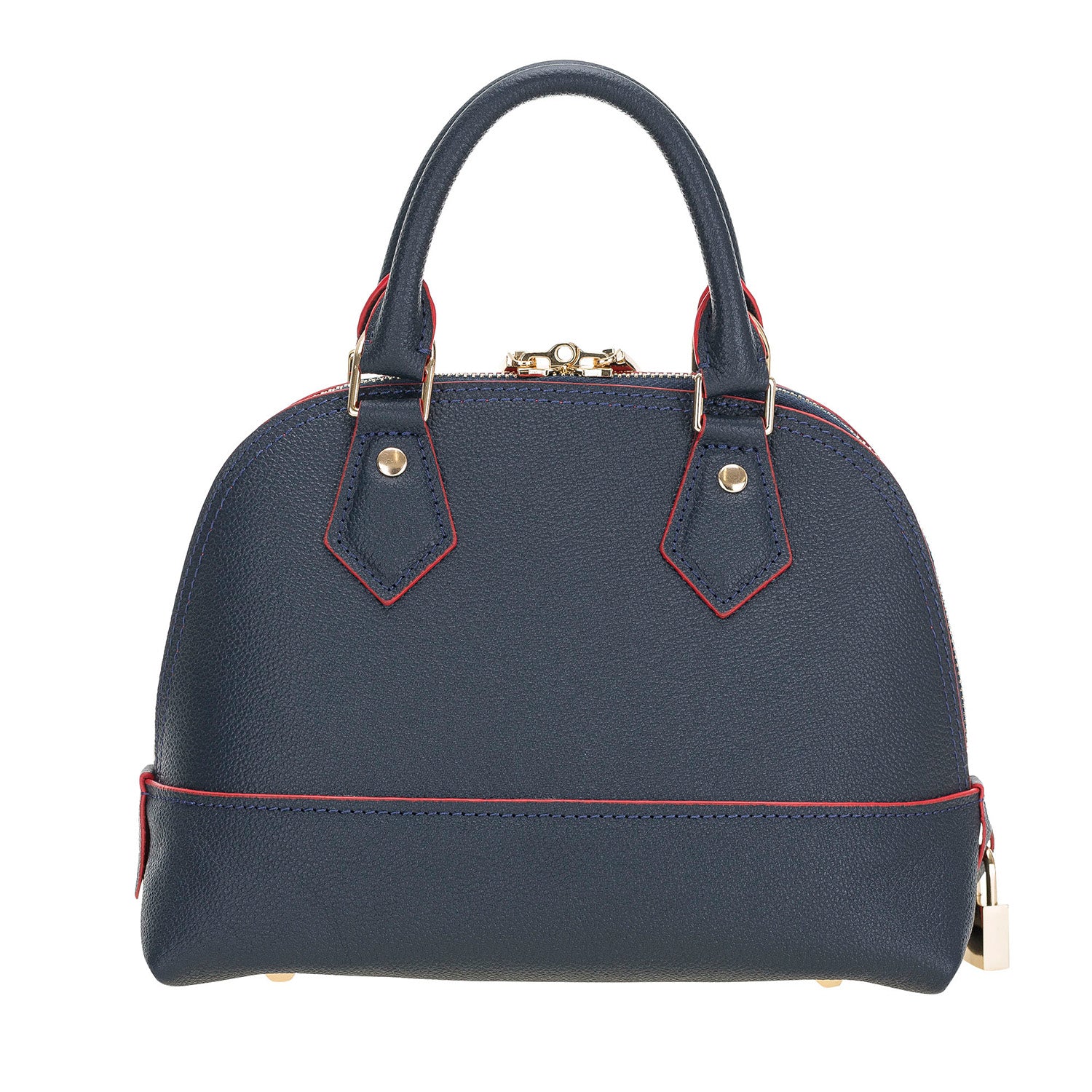 Daisy Women's Leather Handbags - DARK BLUE - saracleather