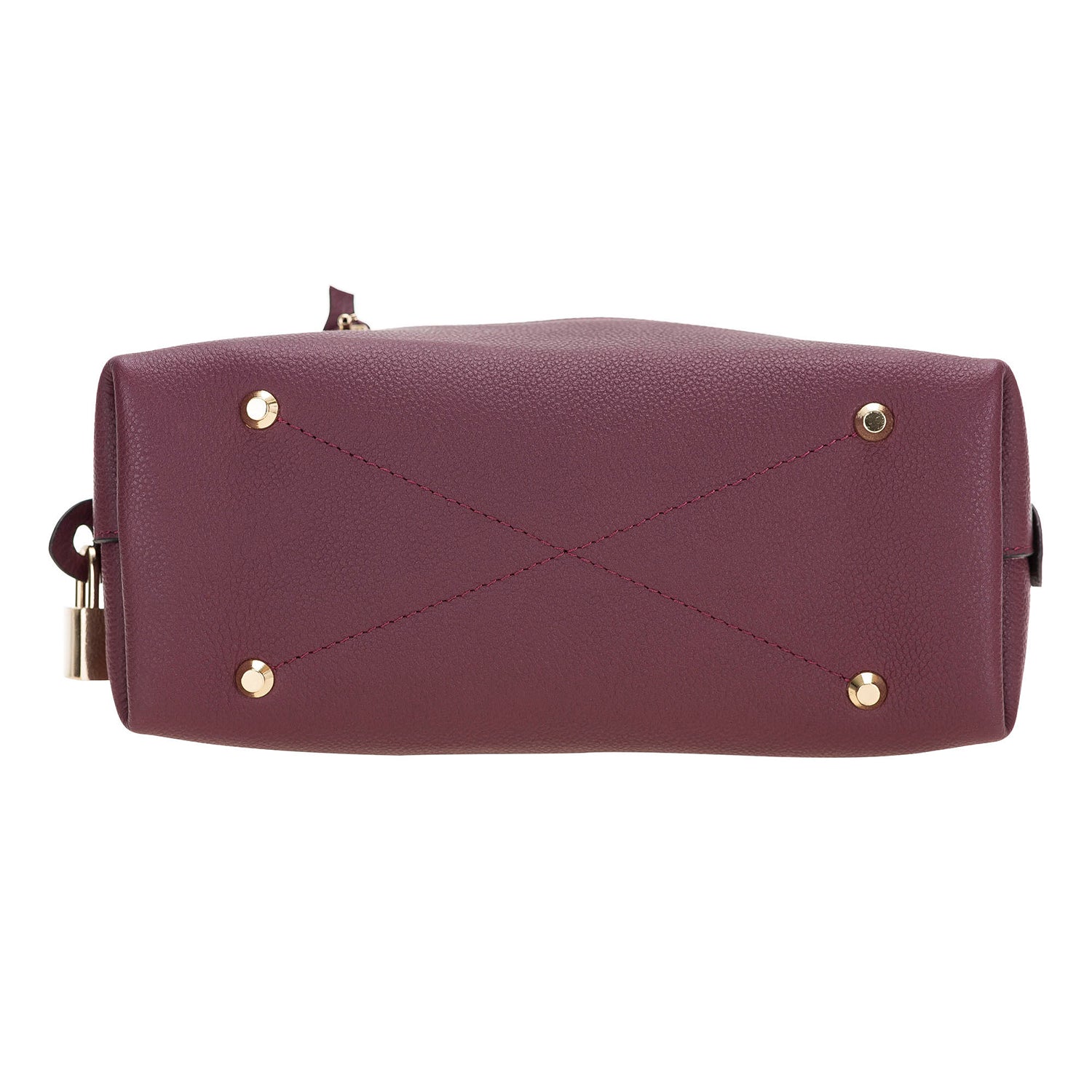 Daisy Women's Leather Handbags - BORDEAUX - saracleather