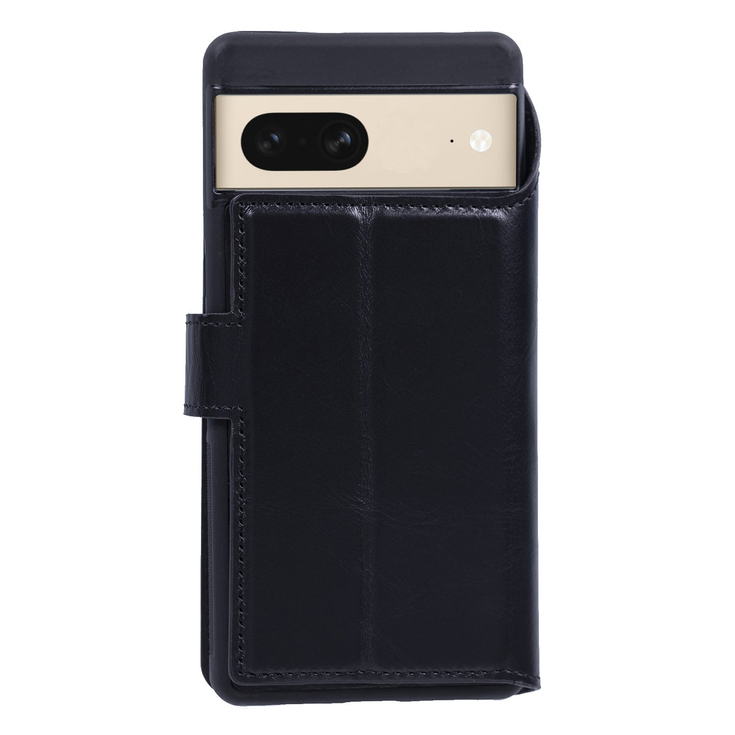 Magic Magnetic Detachable Leather RFID Blocker Wallet Case for Google Pixel 7 (6.3") - BLACK